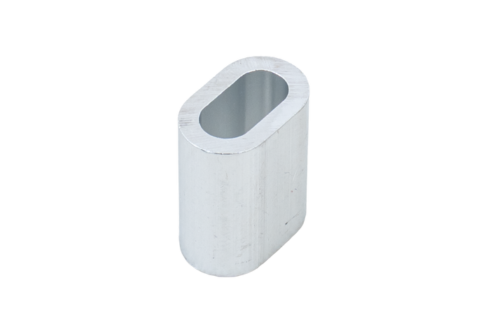 Aluminium connector voor touwen DROMET ZLA.5 bus voor 5mm touwen