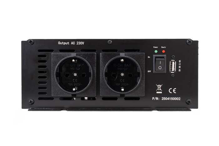 Spanningsomvormer 12V/230V (2000/4000W) KAMAR E1930