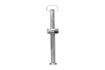 UNITRAILER vaste steun met klem 60cm diameter 48mm 150kg en een set schroeven