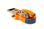UNITRAILER ERGO 12m/50mm/5t oranje transportband met spaninrichting
