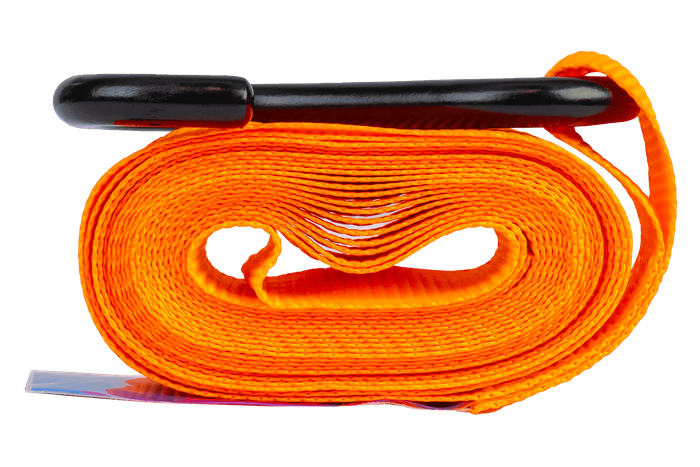 Set van vier UNITRAILER transportbanden met spaninrichting 4m/25mm/0,68t oranje