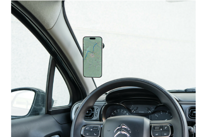 Magneto Fin magnetische telefoonhouder met zuignap