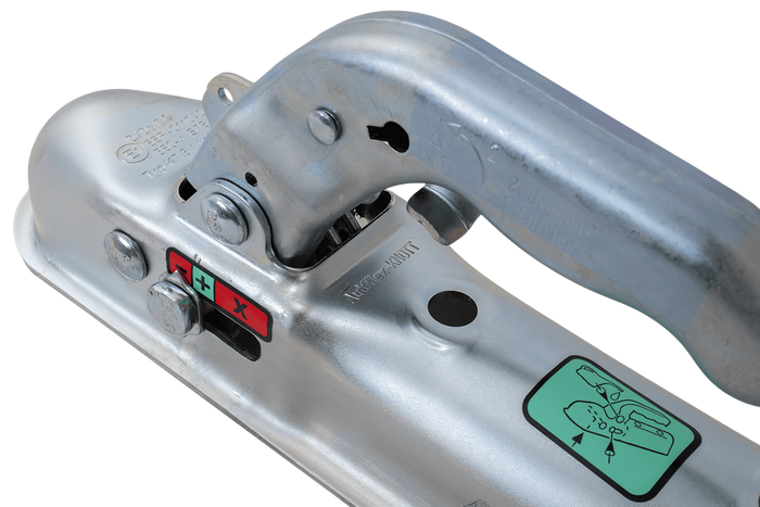 KNOTT K7.5-C kogelkoppeling voor een aanhanger van 750 kg met een dissel van 50 mm.