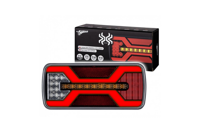 KAMAR X-SPIDER L2425 LED achterlicht 5 functies universeel