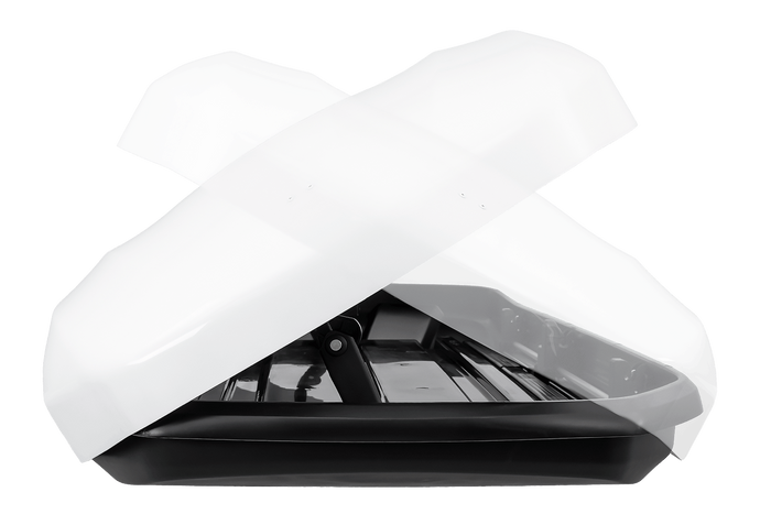 Inter Pack Skugga L 660 dakkoffer, glanzend wit