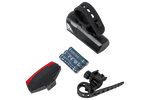 PROFEX 92618 Super Vision accu-aangedreven fietsverlichtingsset (voor en achter)