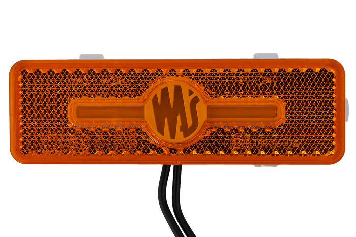WAŚ W254 2033 LED-markeringslamp, oranje, universeel, met houder