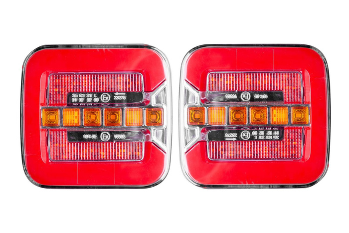 TT Technology TT.12523B LED achterlichten 4 functies links+rechts, draadloos, met magneet