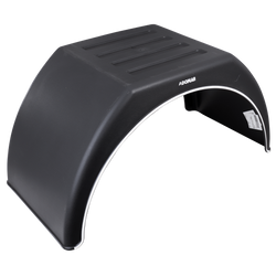 OUTLET Dubbele spatbord voor aanhanger 14-16" DOMAR DK3115 vlakke wielkast 915/450mm