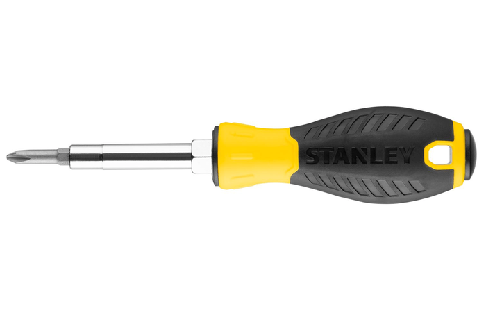 STANLEY 6-voudige schroevendraaier 3 bits / 6 punten