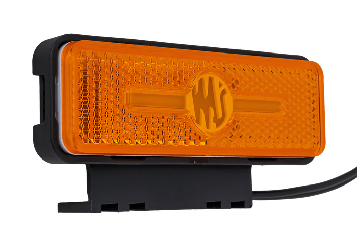 WAŚ W254 2033 LED-markeringslamp, oranje, universeel, met houder