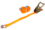 UNITRAILER 6m/25mm/1t oranje transportband met spaninrichting
