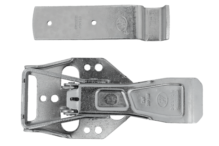 Zijkoppeling met STEELPRESS ZB-04C+Z-01A bevestiging voor volledige afsluiting van de aanhangwagenzijde