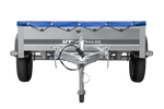 Lichte aanhanger 200x125 UNITRAILER GARDEN 201 KIPP met blauwe afdekking