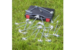 Set schroefbare tentharingen voor ProPlus 365014 metalen haringen met haak 20x20cm