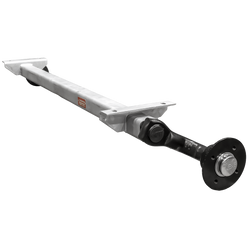 KNOTT VG7-L ongeremde as voor aanhanger 750 kg 1200 mm 1650 mm 4x100