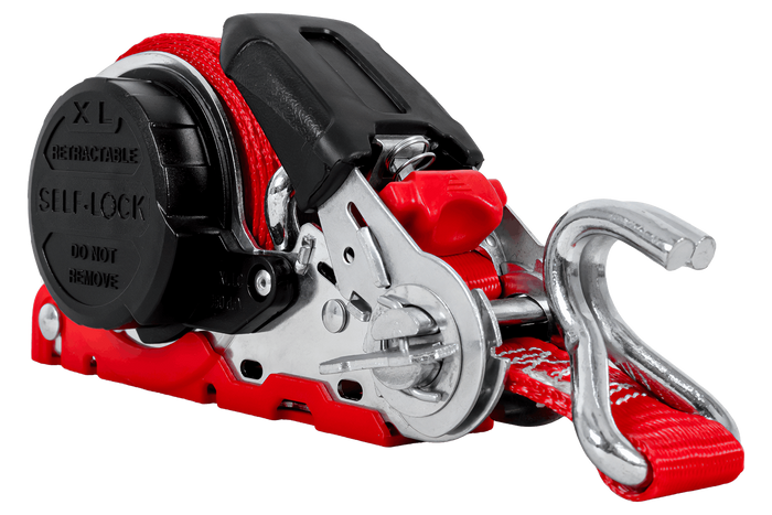 FASTY automatisch oprolbare transportband 5m/25mm/0.35t rood