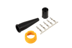 MANTES connector voor achterlichten aanhanger bajonet 5-PIN, geel, links