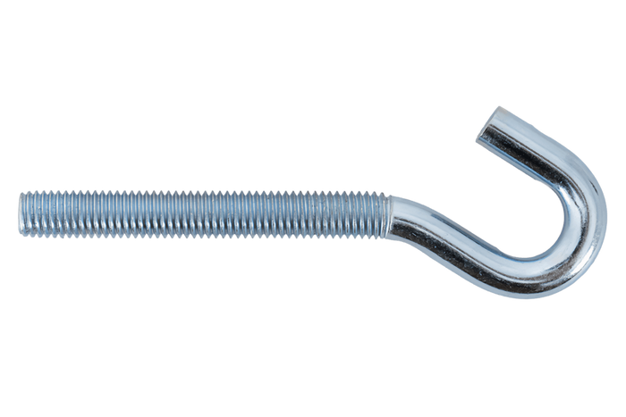 DROMET HZ M10x120 schroefhaak met open uiteinde (gebogen)