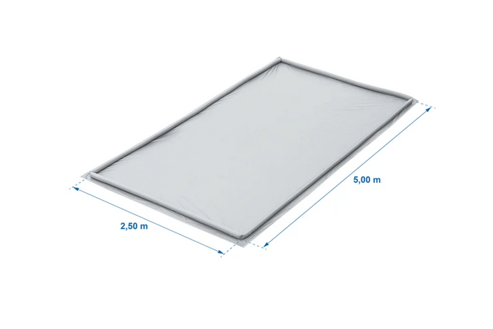 ProPlus 751960V03 tentmat, waterdichte vloer voor vestibule, 2,5 x 4,5 m