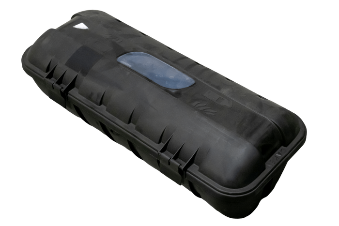 OUTLET Brandblusserbox 9/12kg DAKEN 82511 STRIKE 707x322x239mm zwart