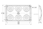 HORPOL LWD2154/CZ LED 990lm zwarte interieur autolamp