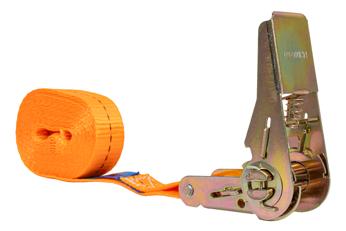UNITRAILER eendelige spanband met spanner voor het vastzetten van 5m/25mm/1t