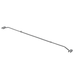 Platte dekzeilbeugel voor ProPlus-aanhanger 340918V01, verstelbaar van 152 tot 220 cm.