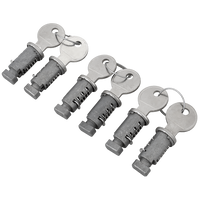 Atera slot- en sleutelset (6 stuks + 2 sleutels) 083011