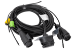 MANTES elektrische installatie, boottrailer kabelboom 9,57m, 13PIN stekker, 2x 5PIN bajonetten