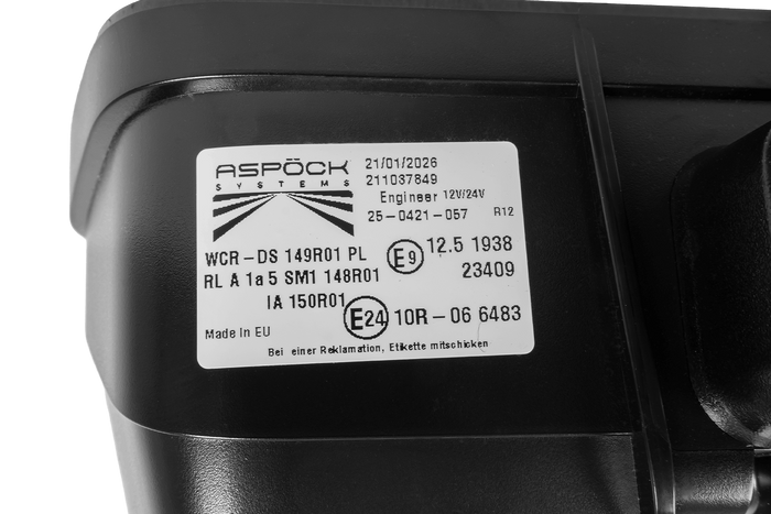 ASPÖCK LuxLED II LED-koplamp met 7 functies, 6-pins DEUTSCH DT06-6S links