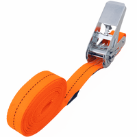 HILLS 5m/25mm/1t oranje eendelige spanband met spanner