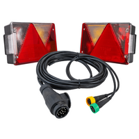 ASPÖCK MULTIPOINT IV achterlichten + MANTES kabelboom 4,1m 13-polig