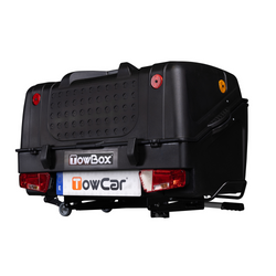Towbox V1 Black Edition - bagagebox voor montage op de trekhaak