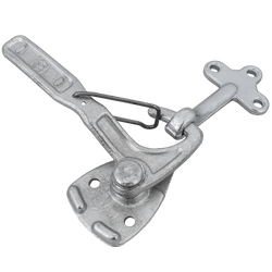 Linker zijkoppeling met WINTERHOFF WV 10-L + WVG 10-A sluiting, complete aanhangwagenzijde afsluiting