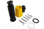MANTES waterdichte connector voor achterlichten van aanhangers, bajonetsluiting, 5-pins, geel, links