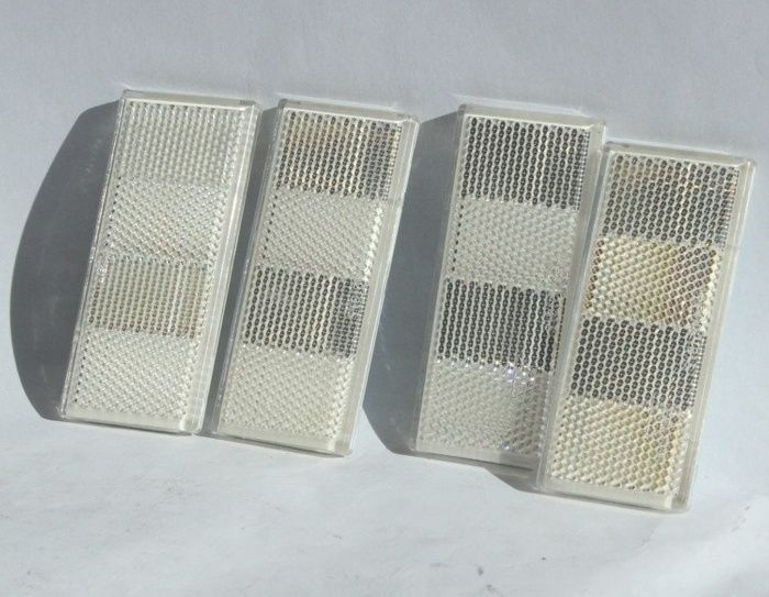 Reflector witte reflectorlamp voor aanhangers, 90 x 40 mm