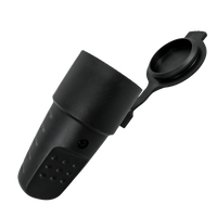 MANTES 3P vrouwelijke contactdoos, rubber, met klep, 16A, 250V