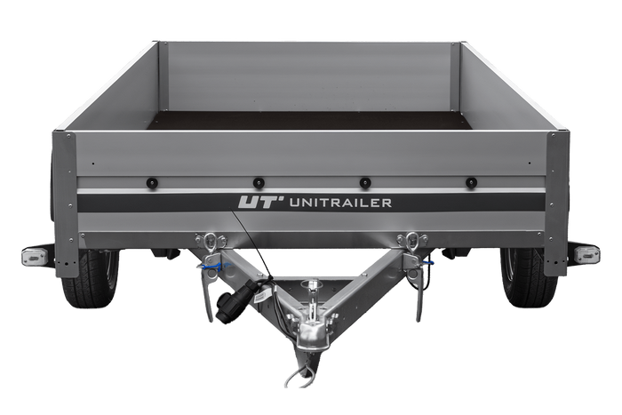 Aanhangwagen met aluminium zijwanden 264x125 Unitrailer Garden 264 KIPP ALU