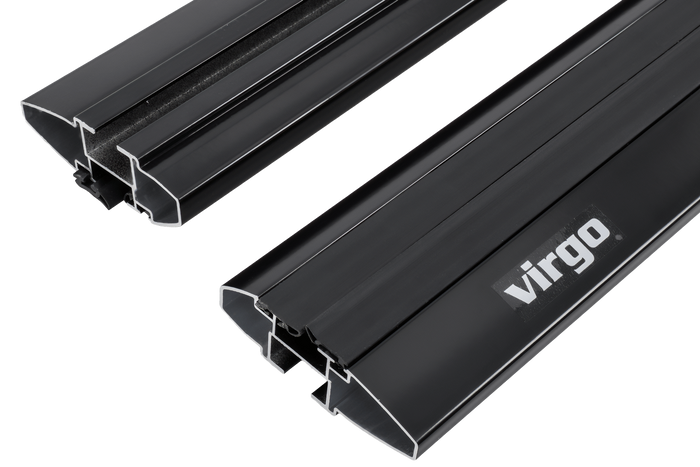 Inter Pack Virgo IR 110 (G2) dakdrager met geïntegreerde dakrails (zwart)