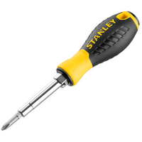 STANLEY 6-voudige schroevendraaier 3 bits / 6 punten