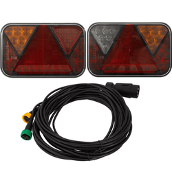 FRISTOM FT-270 LED achterlichten + MANTES 7m 7-polige kabelboom
