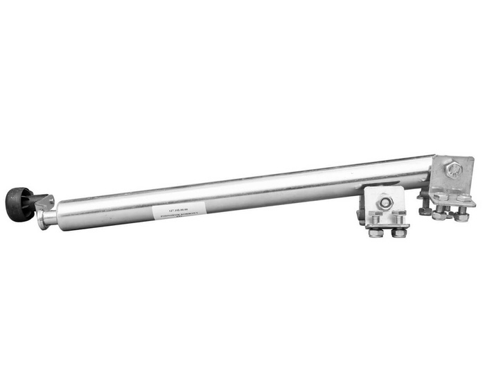 UNITRAILER krukhefsysteem met handgrepen voor het kantelen en lossen van een autotransporter van 1000 kg (500-865 mm).