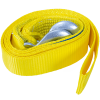 Sleepkabel met haken UNITRAILER sleepband 3m/50mm/3t geel