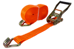 UNITRAILER 12m/50mm/5t oranje transportband met spaninrichting