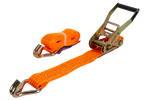 UNITRAILER 3m/50mm/5t oranje transportband met spaninrichting