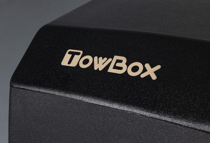 Towbox V3 zwarte LED-editie - bagagebox voor montage op de trekhaak