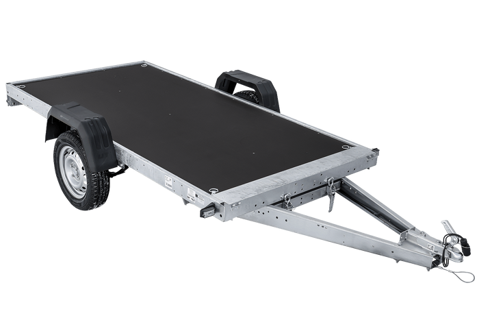 Autotrailer op veren 264x125 UNITRAILER FORCE 264/R KIPP