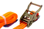 UNITRAILER 3m/35mm/2t oranje transportband met spaninrichting