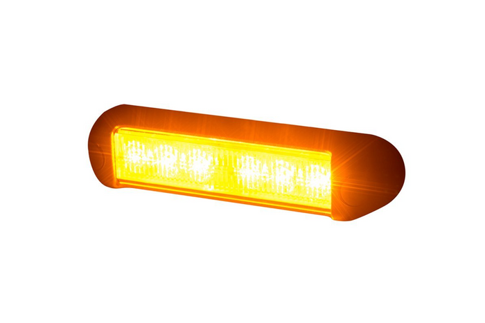 HORPOL LDO 2780 LED-waarschuwingslamp, oranje knipperlicht